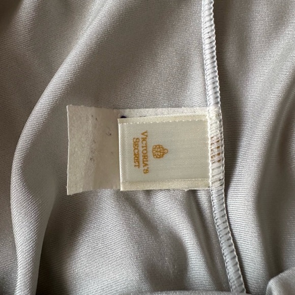 Vintage Gold Crown Label Victoria’s Secret Union Made Metallic Silver Swimsuit S - Picture 5 of 10